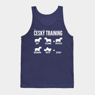 Cesky Terrier Dog Training Cesky Dog Tricks Tank Top